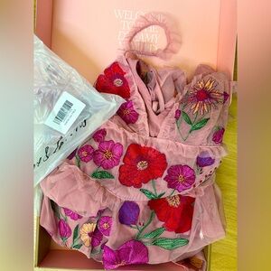 For Love & Lemons Kaylee Maxi Dress Small